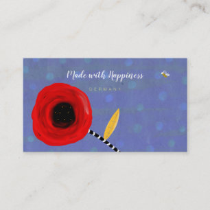 Poppy Business Cards Unique