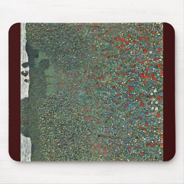 Poppy By Klimt Gustav Mouse Pad (Front)