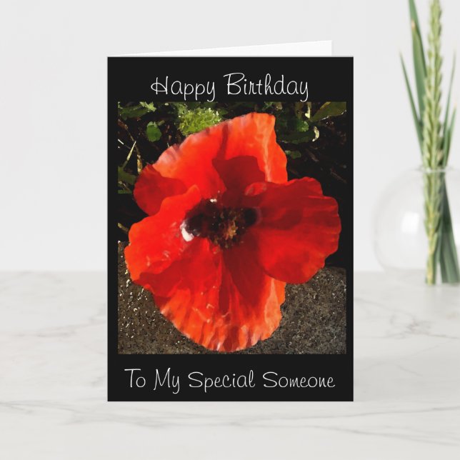 Poppy Card (Front)