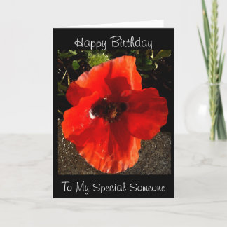 Poppy Card