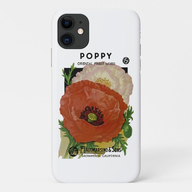 Poppy Case-Mate iPhone Case (Back)