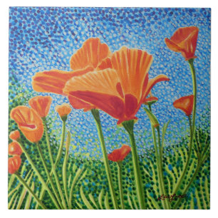 Poppy Ceramic Tile