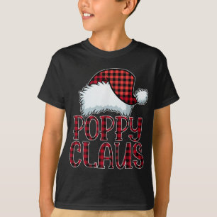 Poppy Claus Christmas Pajama Family Matching Xmas T-Shirt