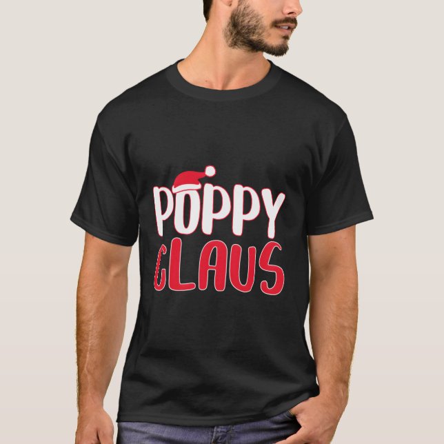 Poppy Claus Santa T-Shirt (Front)