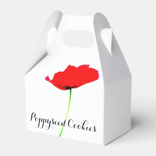 POPPY Collection 01 Poppyseed Cookies Favour Box (Front Side)
