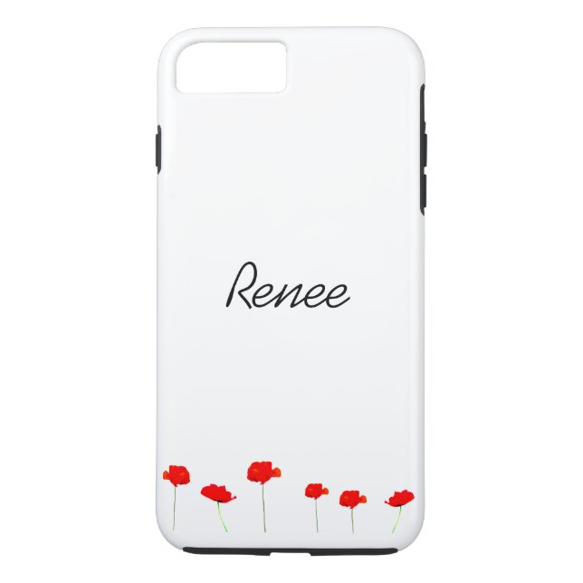 POPPY Collection 04 Personalised Iphone Case (Back)