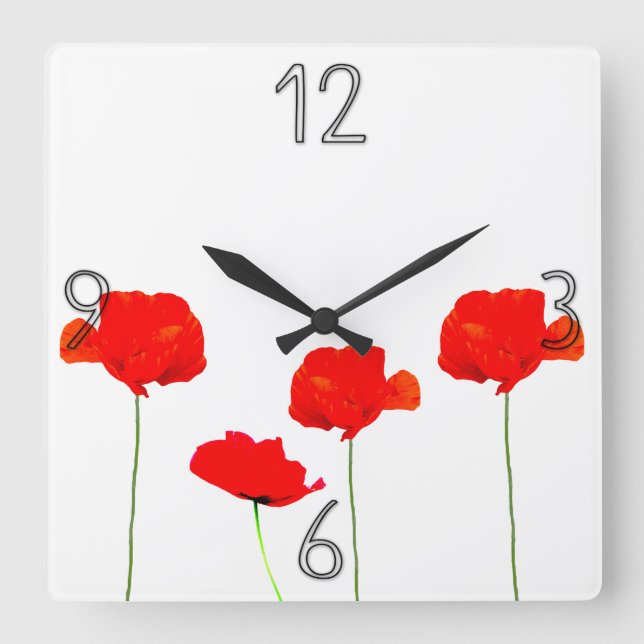 POPPY Collection 04 Wall Clock (Front)