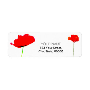 POPPY Collection 05 Return Address Labels