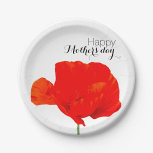 POPPY Collection 06 Mother's day Paper Plates