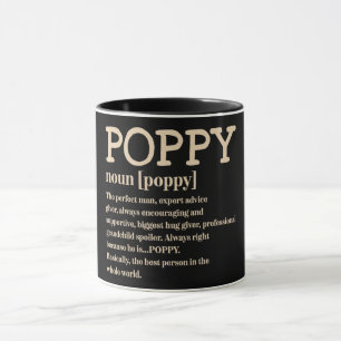 Poppy Definition/Grandpa Mug