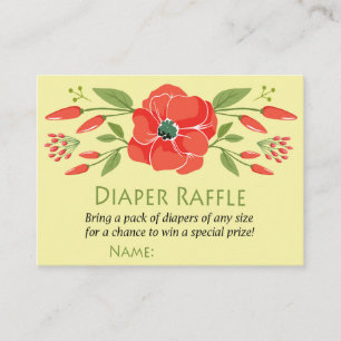 Poppy Diaper Raffle Tickets