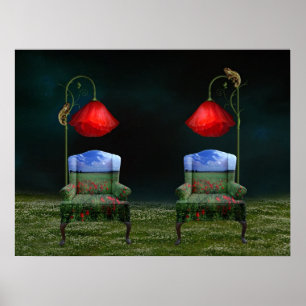 Poppy Dreams & Chameleon Schemes Poster