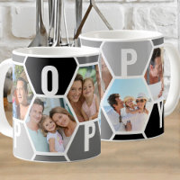 Poppy Editable 5 Photo 5 Letter Honeycomb