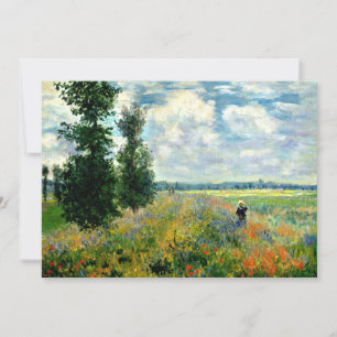 Poppy Field, Argenteuil - Fine art by Claude Monet