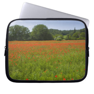 Poppy field, Chiusi, Italy Laptop Sleeve