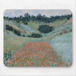 Poppy Field in a Hollow near Giverny (by Monet) Mouse Pad
