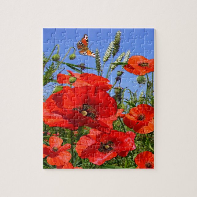 Poppy Field Jigsaw Puzzle (Vertical)