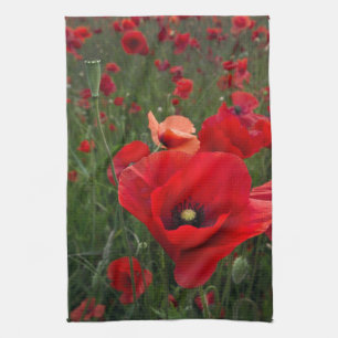 Poppy Field Kitchen Towel/Tea Towel