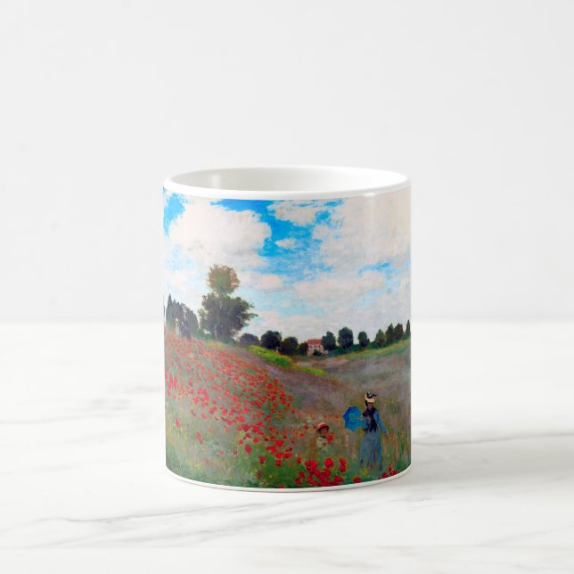 Poppy Field, Monet Coffee Mug (Center)