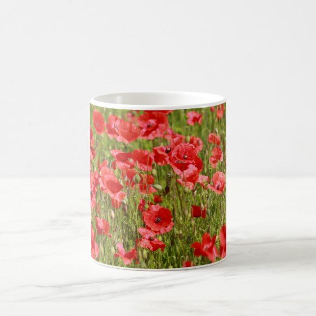 Poppy field - Stunning! Coffee Mug (Center)