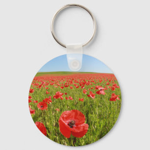Poppy field - Stunning! Key Ring