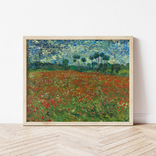 Poppy Field Vincent van Gogh Poster
