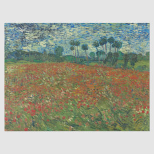 Poppy Field - Vincent van Gogh Tissue Paper