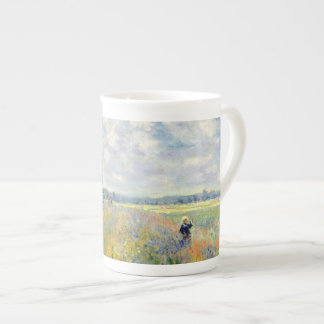 Poppy Fields near Argenteuil by Claude Monet Bone China Mug