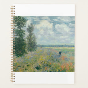 Poppy Fields near Argenteuil by Claude Monet Planner