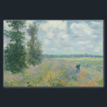 Poppy Fields near Argenteuil by Claude Monet Tissue Paper<br><div class="desc">Poppy Fields near Argenteuil by Claude Monet</div>
