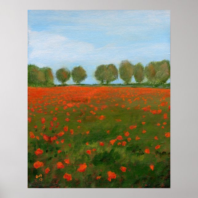 Poppy Fields Poster (Front)