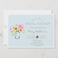 Poppy floral bridal shower bundle