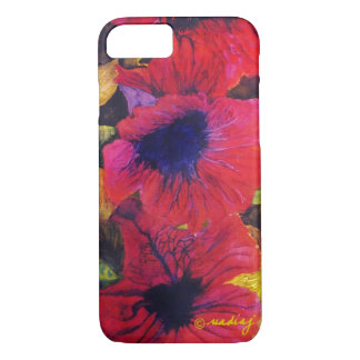 Poppy Flower Art Case