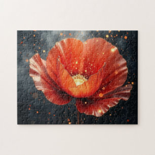 Poppy flower magic jigsaw puzzle