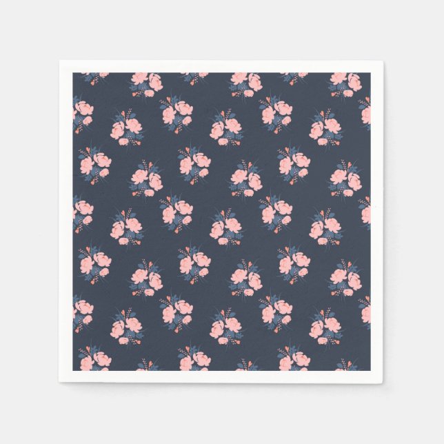 Poppy Flower Napkin (Front)