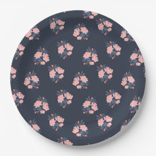Poppy Flower Paper Plate
