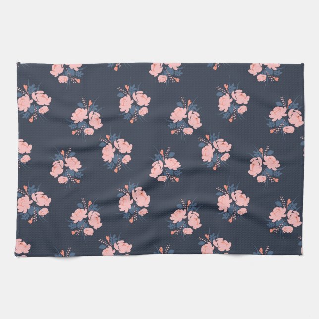 Poppy Flower Tea Towel (Horizontal)