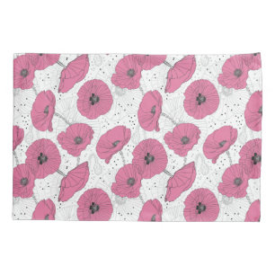 Poppy Flowers Pattern pillowcases