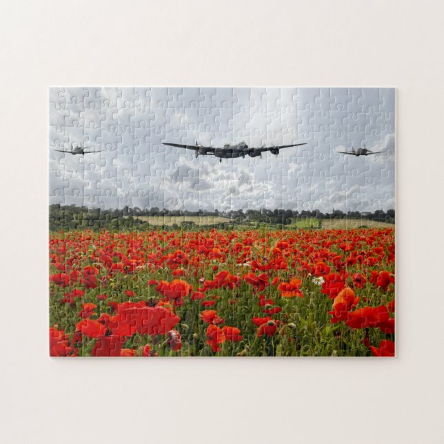 Poppy Flypast Jigsaw Puzzle (Horizontal)