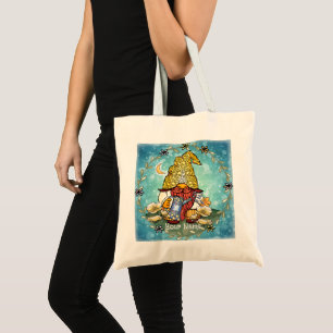 Poppy gnome  tote bag