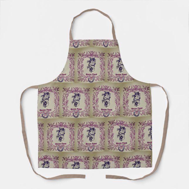 poppy grain bag design All-Over Print Apron (Front)