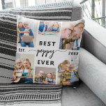 Poppy Grandfather Grandchildren Photo Collage Cushion<br><div class="desc">Celebrate the special bond between Poppy and his grandchildren with the "Poppy Grandfather Grandchildren Photo Collage" Throw Pillow. This personalised throw pillow features a beautifully arranged collage of cherished photos, capturing precious moments and joyful memories shared with his beloved grandchildren. The heartfelt title "Poppy" is prominently displayed, adding a loving...</div>