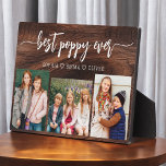 Poppy Grandfather Grandchildren Wood Photo Collage Plaque<br><div class="desc">Capture the love between Poppy and his grandchildren with our Grandfather Grandchildren Photo Collage Plaque. This personalised plaque features a heartwarming photo collage, beautifully displaying cherished moments shared between Poppy and his beloved grandchildren. Surrounding the photos is the endearing title "Poppy, " adding a special touch to the design. Crafted...</div>
