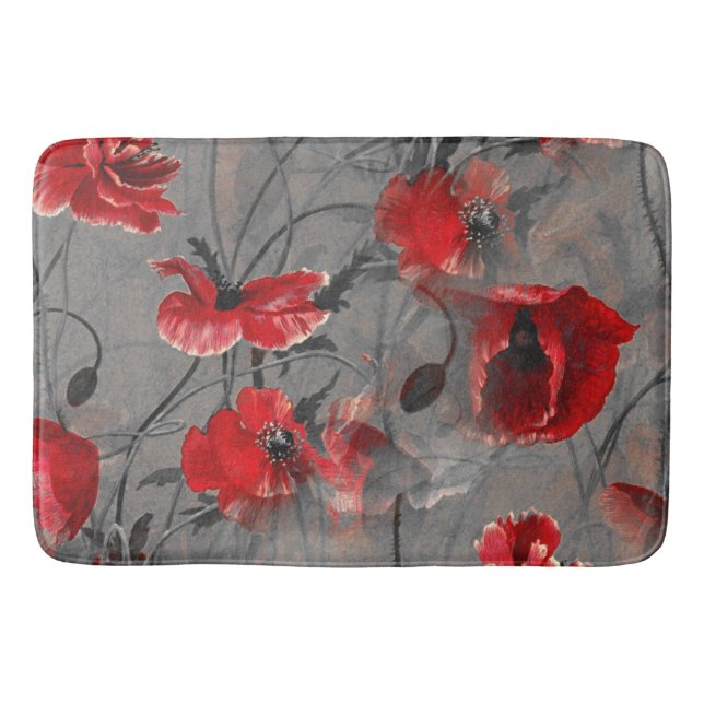 Poppy Haze Bath Mat (Front)
