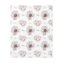 Poppy Illustrated Flower