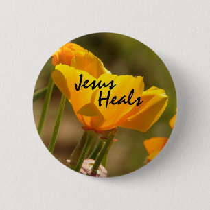 Poppy Jesus Heals Button