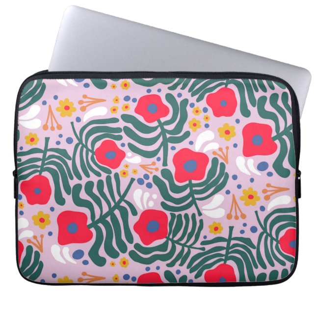Poppy Laptop Sleeve (Front)