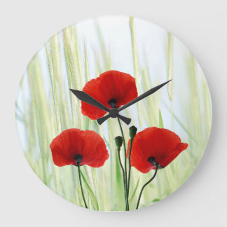 poppy large clock