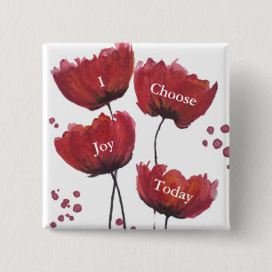 Poppy  Love Button