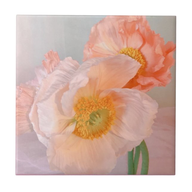 Poppy Love Ceramic Tile (Front)